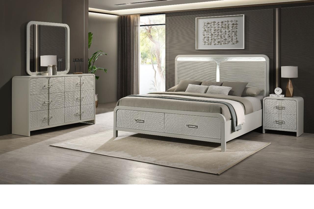 Aria King 4 Pc Bedroom Set