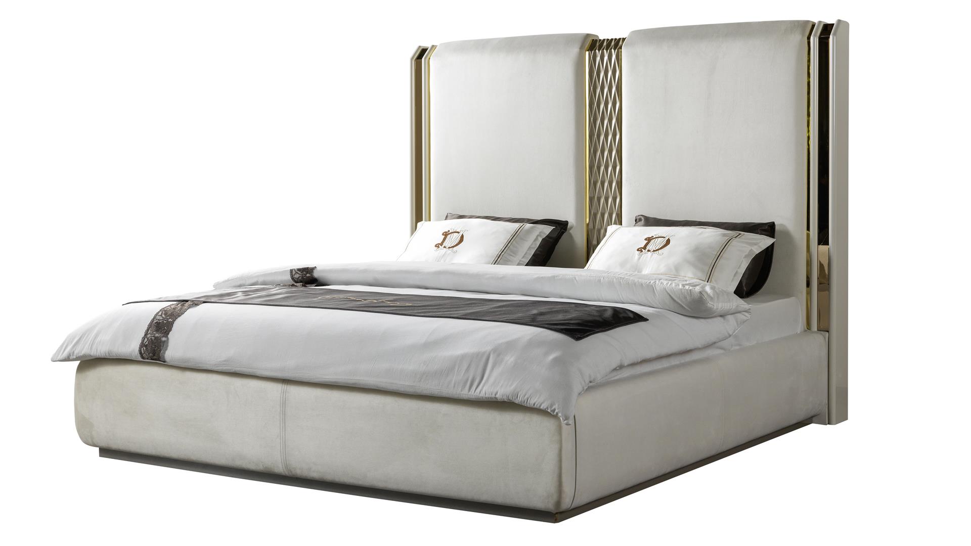 Latoya King Bed Beige
